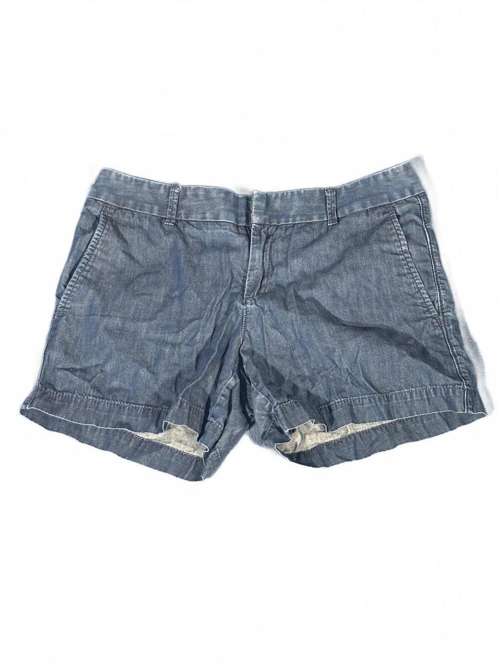 Banana Republic Dark Wash Denim Chino Shorts - Size 4